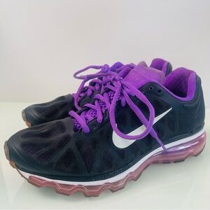 Women's Nike Size 8 AirMax 360 Y2K Purple Sneakers Excellent Condition